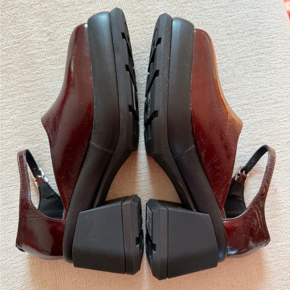 Miista E8 Coral Mary Janes in Burgundy / New Brown - Picture 8 of 10